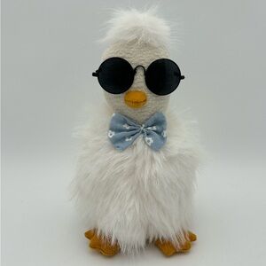 Classy Chick with Sunglasses Easter Weighted Fuzzy Plush Decor